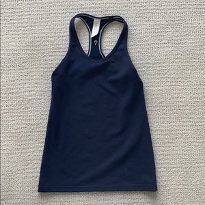 Ivivva navy racer back tank